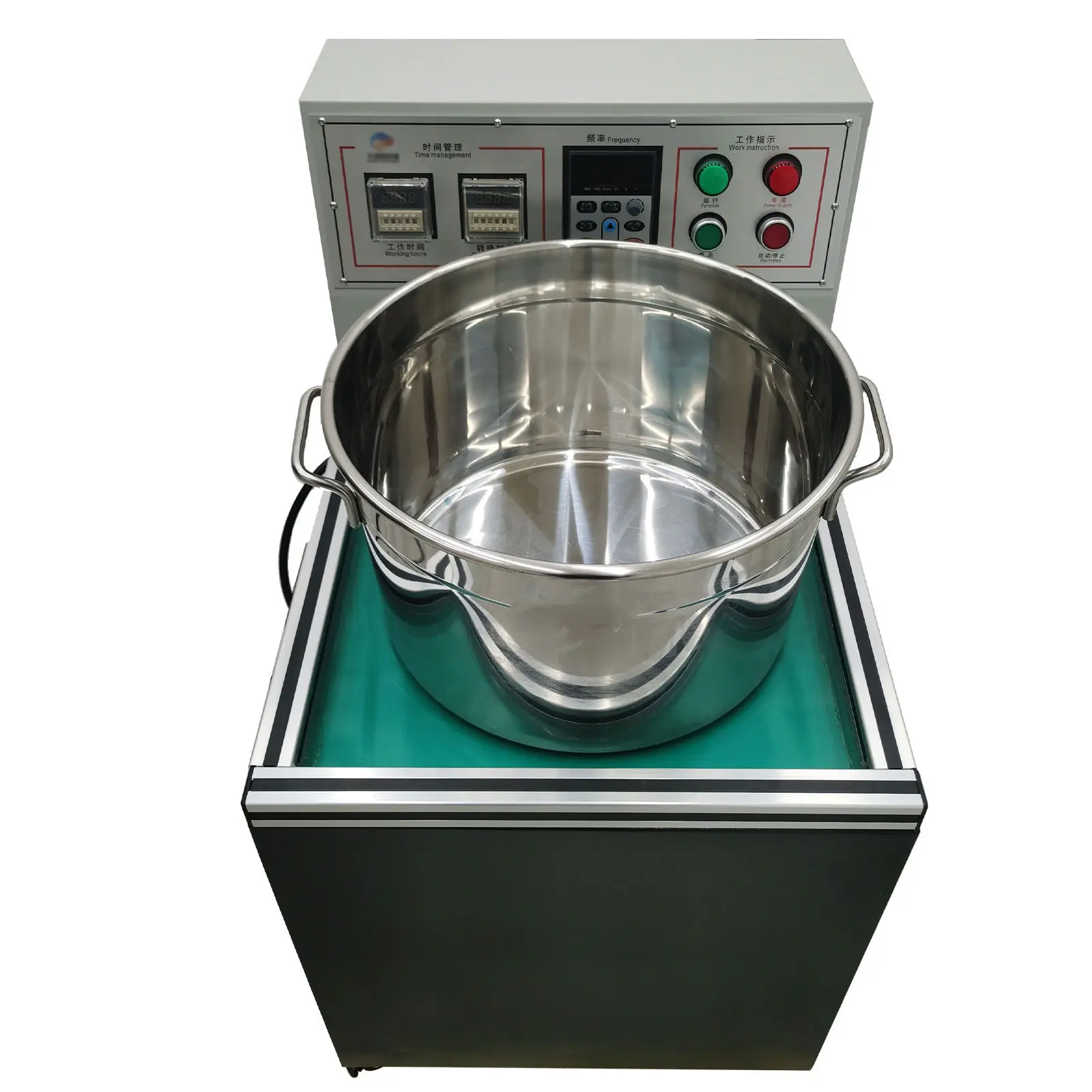 Yokoma 220V Magnetic Polishing Machine - Precision Metal Polisher for Deburring, Chamfering & Cleaning, Dead-Corner Free, Variable Speed, Low Cost & Easy Operation
