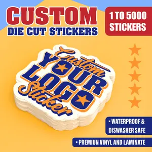 Custom Die Cut Logo Stickers | Waterproof Vinyl Decals for Small Business Branding