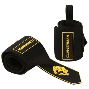 Weightlifting Wrist Wraps for Men Women, Professional Gym Wrist Support Straps, Non‑Slip Silicone Fitness Brace for Powerlifting Bench Press Crossfit Workout, Heavy Duty Gym Protective Gear