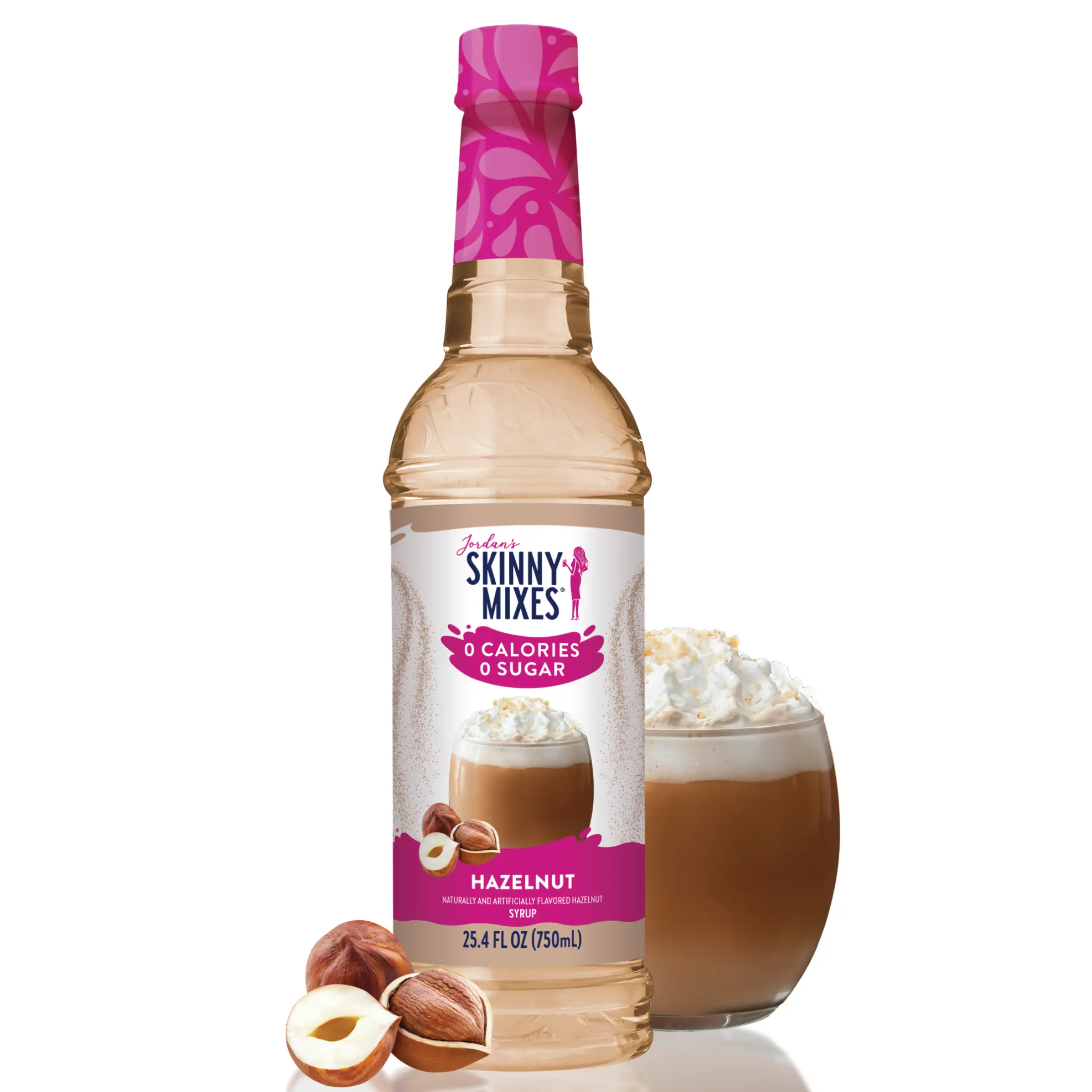Sugar-Free Hazelnut Concentrate, Flavored Syrup for Coffee, Flavored Syrups