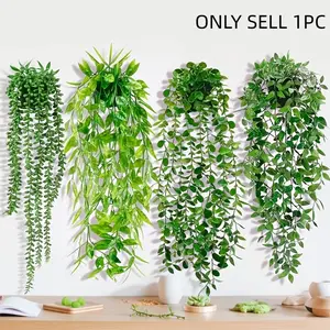 Artificial Decorative Plant Pot, Faux Potted Plant, for Ramadan Decor, Simulated Plant Vine Ornaments, Hanging Plant for Home Garden Yard Decor, Fake Plant Decoration, Artificial Plants, Indoor Plants Decor