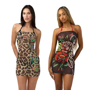 ED HARDY SWIM MESH TUBE DRESS - '26 CORE COLLECTION
