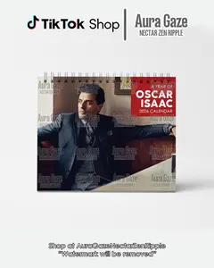 Oscar Isaac 2026 Wall Calendar Planner, Unique Holiday Gift, Fan Gift, Gift For Her, Oscar Isaac Celebrity Merchandise, Celebrity Crush Merch