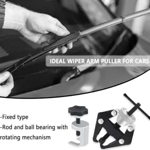 Windshield Wiper Arm Removal Tool Set, Adjustable & Fixed Models, Easy Handle Design, Durable Construction, Essential Car Maintenance Kit