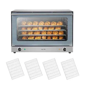 VEVOR Commercial Convection Oven, 4.24 cu. ft Countertop Oven for Full - Size Pans, Electric Convection Ovens with 4 Racks, 360 Hot Air Circulation, for Bakery, Restaurant Pizza Shop (208 - 240V 5000W)VEVOR Super Brand Day