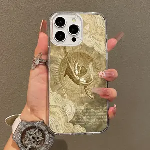 Trendy Magnetic Case for iPhone11/12/13/14/15/16/17/promax, Icarus’ Sun Ultra Slim, MagSafe Support, Shockproof | Playful & Fun Style