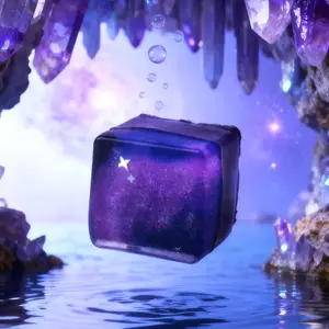 Pawtoto Galaxy Cubes Squishy Toy - Food Grade Silicon, Creamy Clay Feel, Quick Rebound, #Summervibes