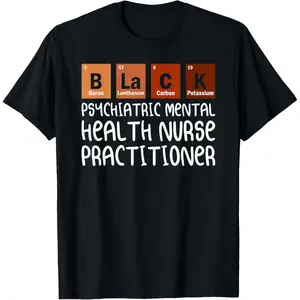 Casual Cotton shortsleeve tees  PMHNP Psychiatric Mental Health Nurse Practitioner Nurses T-Shirt
