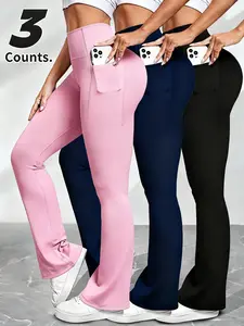 Women's High Waist Butt Lifting Flare Pants, Quick-Dry Comfortable Tight-Fitting Leggings, Flared Yoga Bottoms, Perfect for Gym & Casual Wear, Workout Bottoms, Sportswear Bottoms