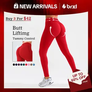 BRXL BrxlGrit High-Waisted Yoga Pants for Women - Seamless Tummy Control fall Outfits& Butt Lifting Workout Leggings  #Parati #GymWorkout #TikTokMadeMeBuyIt #outdoorfun#warmupforholiday#tiktokmademebuyit-1