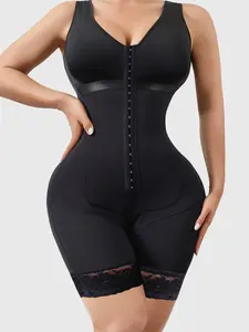 LUXSEREN Women's Body Shaper with Hook Adjustment Full Body Shaper for Abdomen Shaping & Breast Lifting Create Charming Body Curves Scoop Neck Design Adjustable Fabric Shapewear Basic Minimalist