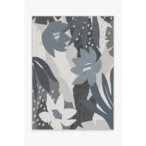 Arcadia Steel Blue Outdoor Rug
