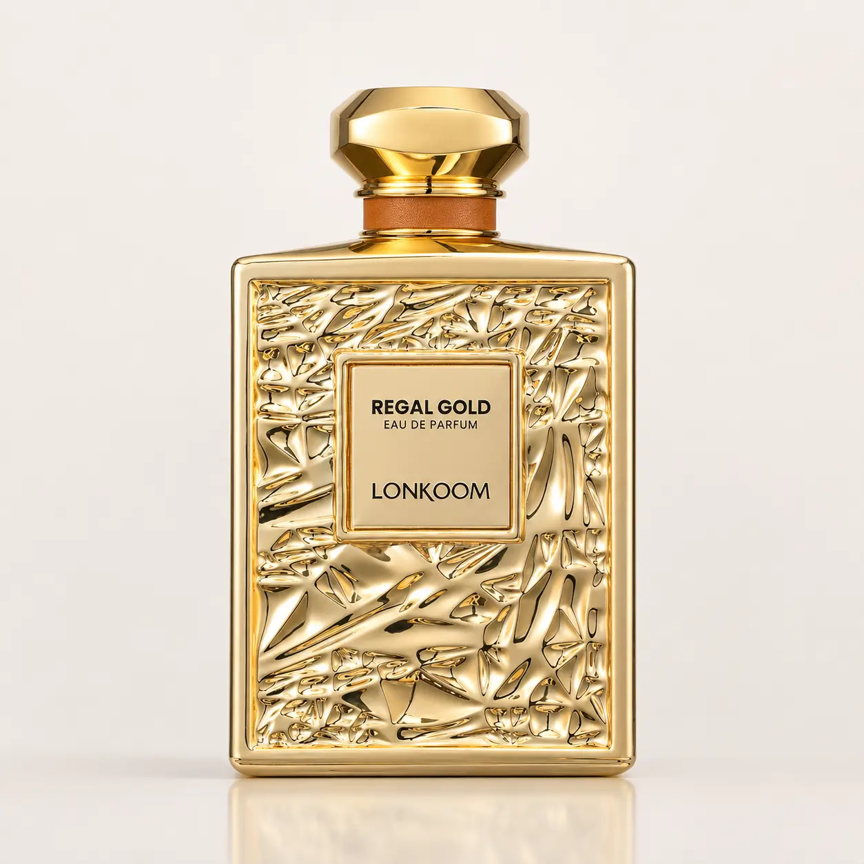 LONKOOM Regal Gold Eau de Parfum 3.4 fl oz | Fruity Gourmand Vanilla Fragrance with Orchid & Sandalwood Notes | Elegant Feminine Perfume for Women | Long Lasting Luxury Scent for Date Night & Everyday Wear | Perfect Gift for Her
