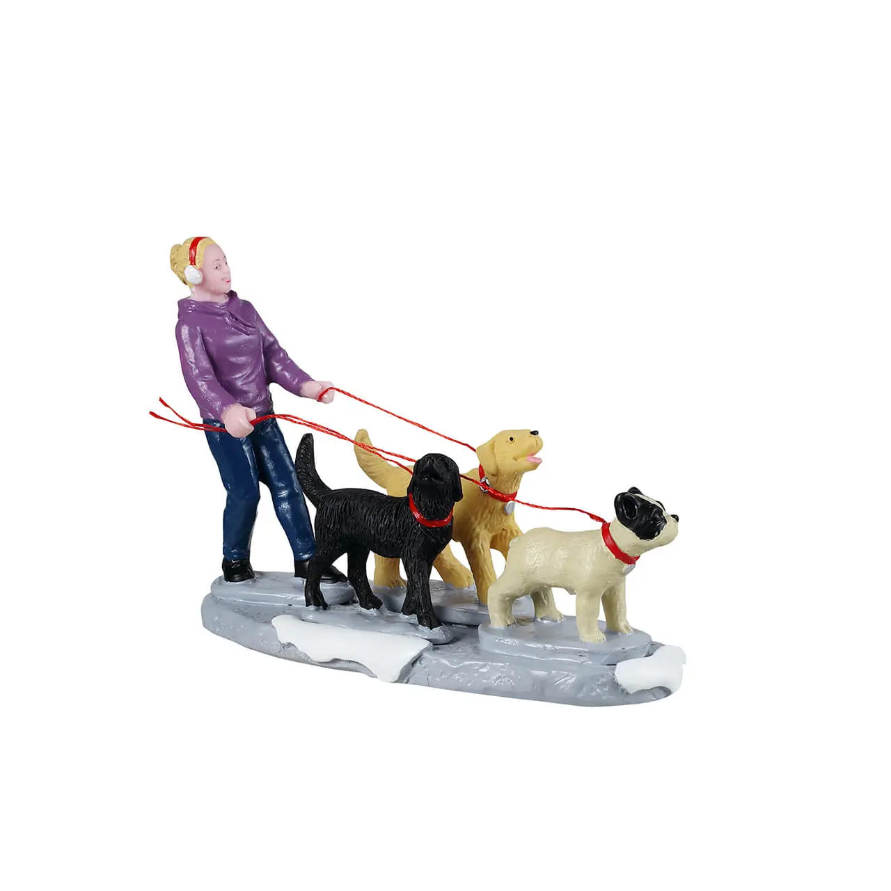 Lemax Dog Walker Figurine #42361