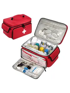 Outdoor Protection Health Kit Medical Emergency Bag Family Tool Set Medicine Storage Bag, Essential First Aid Supplies Travel Safety Kit Survival Equipment Set