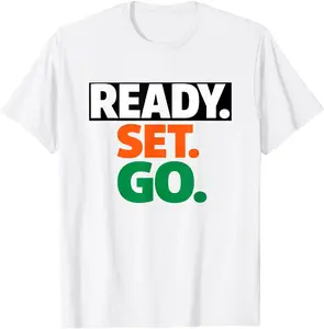 Ready Go Marathon Go Time Get Moving Sprinter 10k 5k Race T-Shirt