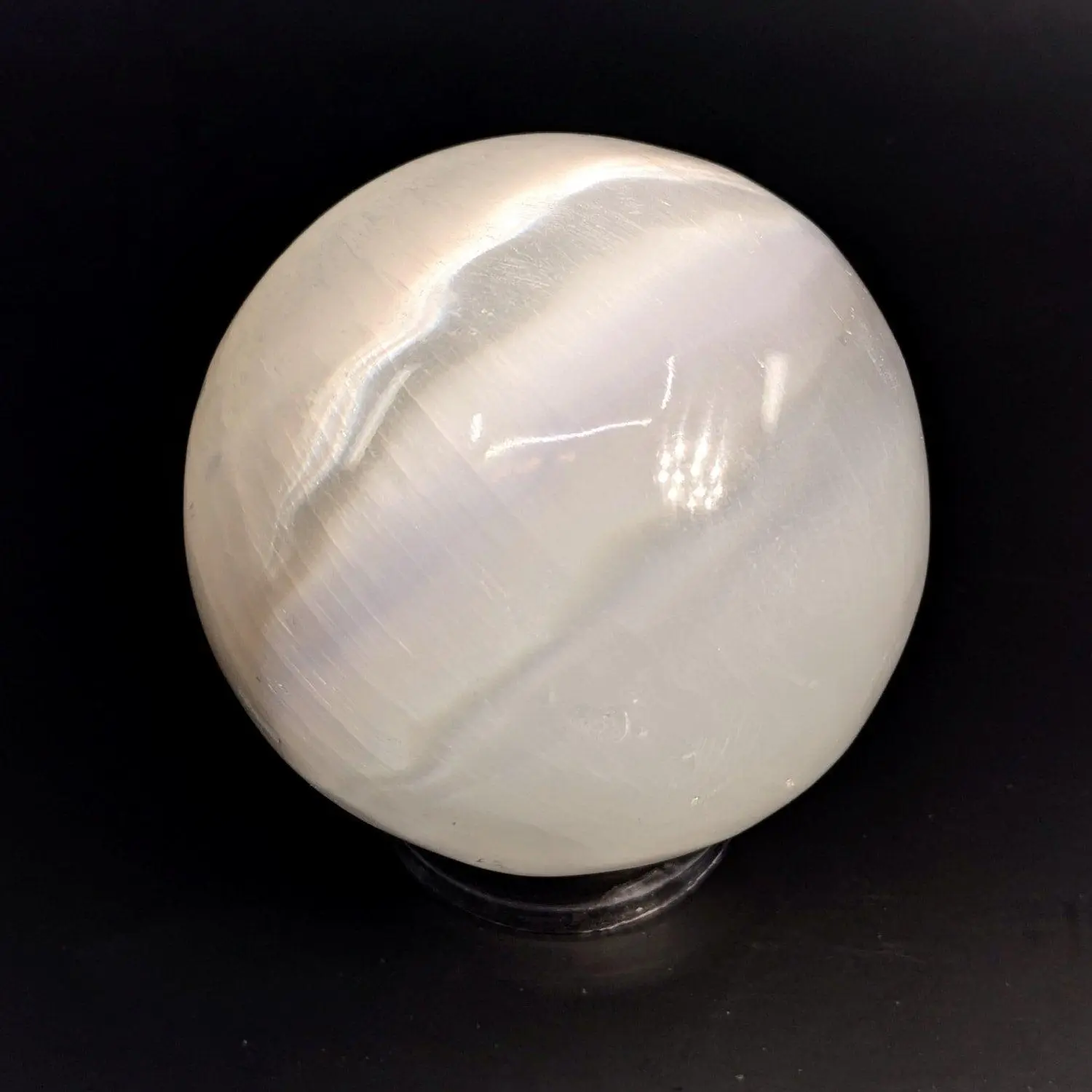 Selenite Medium 3-inch Polished Sphere