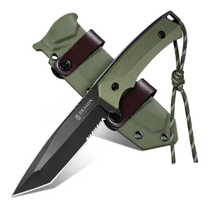 Dragon Creek Outdoor Knife - Full Tang Green