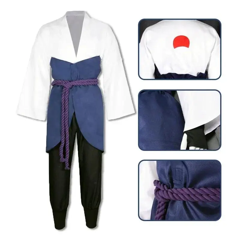20262026 Anime Uchiha Sasukeing Cosplay Costumes Cos Clothing Comic Exhibition Halloween Party Adult Cosplays Sasukees Costum