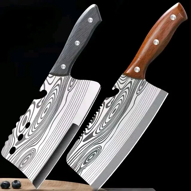 Chinese Kitchen Nife Stainless Steel with Wood Handle for Efficient Cooking - Utensils, Blade Knife