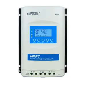 EPEVER MPPT Solar Charge Controller 40A 12V/24V Auto Max PV 100V Solar Panel 520W/1040W Charger Regulator for Gel Sealed Flooded LiFePO4 User (XTRA4210N-G3)