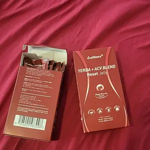 LeafStory Yerba + Apple Vinegar Reset Jelly（17 Sticks/7 Sticks) : Mixed Berry Flavor, Support Digestion, Gut Health, and Metabolism, Debloat, Natural Ingredients , Sugar-Free, Gluten-Free, Non-GMO, Gelatin-Free-S1