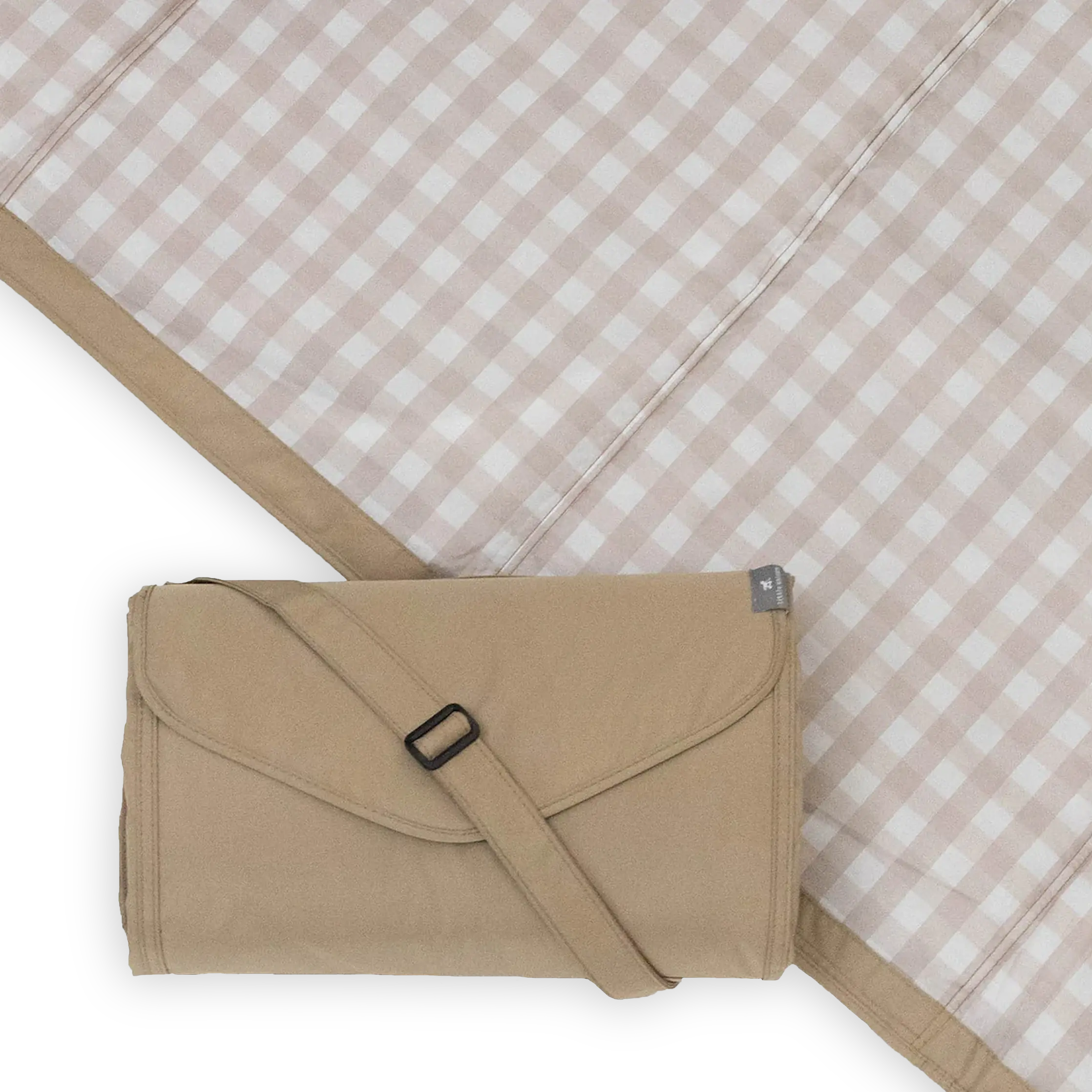 Outdoor Blanket - Beige Buffalo Check Outdoor Blanket - Beige Buffalo Check