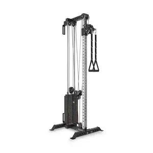 Cable Tower Home Gym Machine | 30+ Height Settings | Plate Loaded or 210LB Stack | Pulley System Full Body