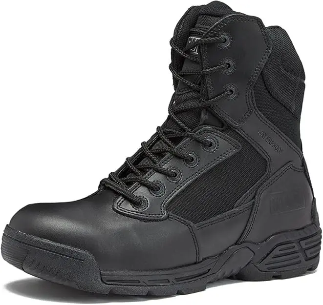 MAGNUM - Stealth Force 8" Men's Waterproof Tactical Boots, Mens Military Hiking Boots, Breathable Light Weight Work Boots for Men