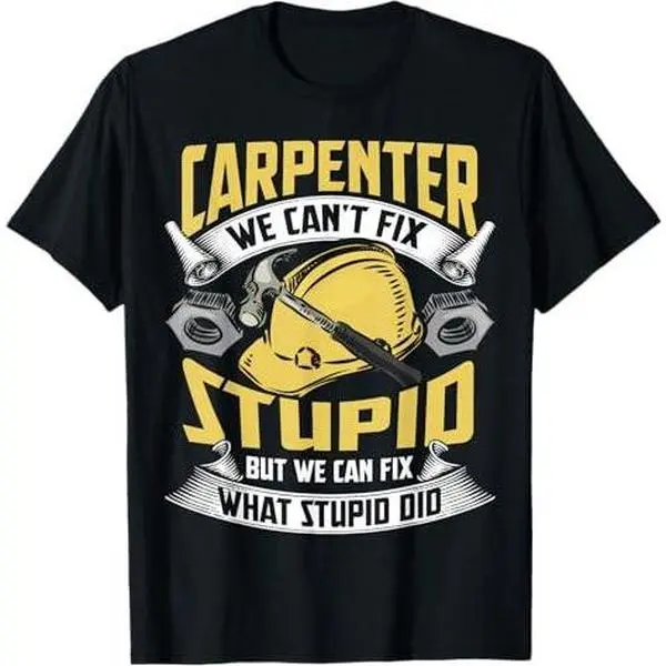 Carpenter Shirts For Men Cabinetmaker Funny Woodworker T-Shirt