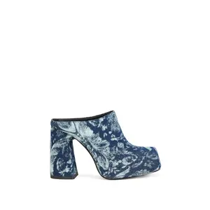FLOREA-DENIM PLATFORM MULE