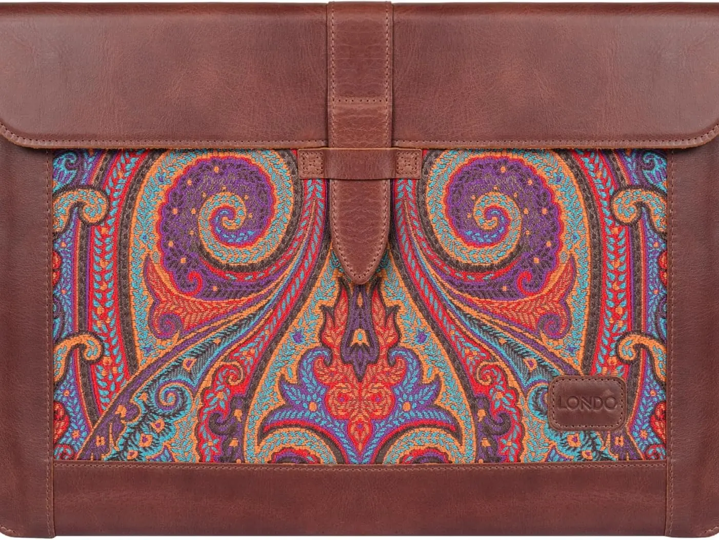 Londo Leather Sleeve Compatible with MacBook Pro 14 & Air 13-13.3 Inch (M5, M4, M3, M2, M1, Pro, Max) & iPad Pro 12.9, Premium Top Grain Leather Laptop Bag, 2020 to 2026 Models