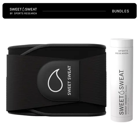 Sweet Sweat Gel Coconut (6.4oz) + Pro Series Waist Trimmer Bundle