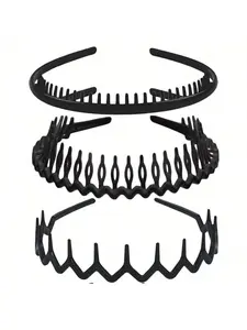 Cool Solid Color Hair Hoop, Minimalist Casual Non-slip Hair Band, Adjustable Headband, Headwear Accessories for Women & Girls, Minimalist Headwear, Fashion Hair Accessories for Party, Daily Clothing Decor