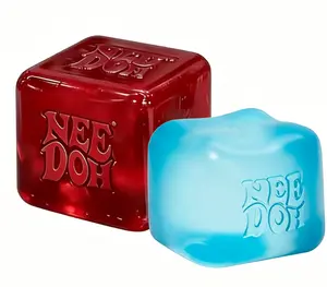 Viral NeeDoh Nice Cube Squeeze Toy - Cute & Portable Sensory Gift for Relaxation