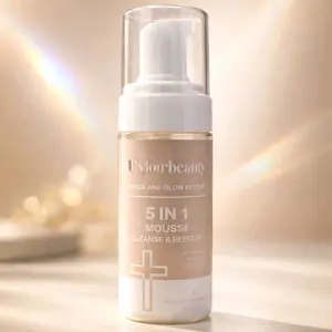 RENEW & GLOW -REFRESH & CLEANSE MOUSSE for All skin types *Antiaging, Sulfate Free, Deep Cleaning*