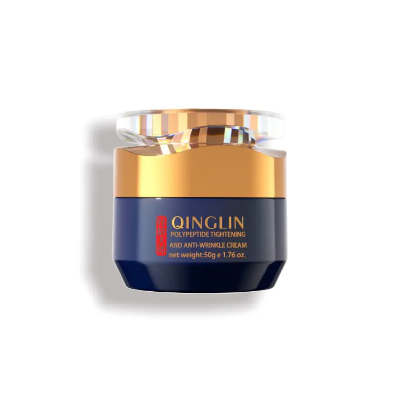 QINGLIN Night Cream - Polypeptide Firming & Anti-Wrinkle Formula with Niacinamide, Vitamin C, Hyaluronic Acid - Lightweight Moisturizer for All Skin Types - 50g Daily TikTokShopBlackFriday