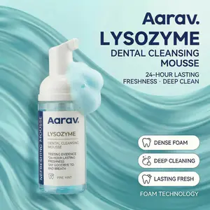 Aarav Foaming Mouthwash Mousse, No Water Needed & Zero Burn - Portable Instant Fresh Breath for On-the-Go Use After Coffee & Meals, Alcohol-Free & Gentle Formula.