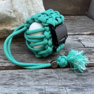 Paracord Buds case compatible with PowerBeats Pro/Pro 2, AirPods Pro 1, 2, 3, AirPods 3 & 4, Galaxy Buds 3/3 Pro(earbuds and case not included).