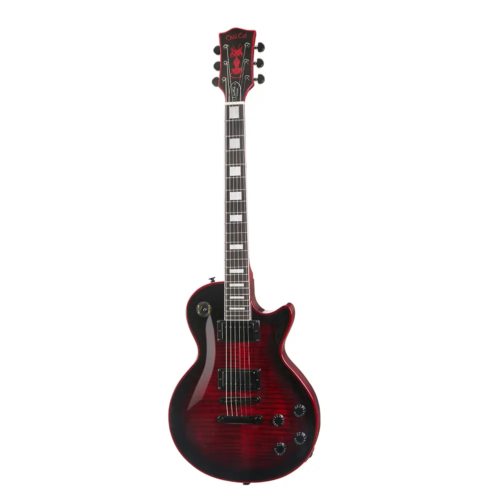 Chill Cat MOD SHOP Collection Bat Edition Vintage Red Widow Electric Guitar Chill Cat MOD SHOP Collection Bat Edition Vintage Red Widow Electric Guitar