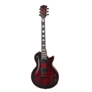 Chill Cat MOD SHOP Collection Bat Edition Vintage Red Widow Electric Guitar