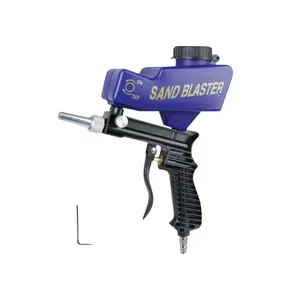 Portable Air Sandblasting Gun Set with Handle, Small Handheld Metal Cleaning Tool, Hardware, Ideal for Home Use, Precision Polishing & Rust Removal, Sandblasting Tools