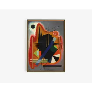 Abstract Fine Art Print, Wassily Kandinsky Einige Spitzen