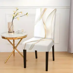 2/4/6 pieces, Chair Covers -French Minimalist Luxury Dining Chair Covers, Removable & Washable, Universal Fit, Essential Home Decor, Perfect for Holidays