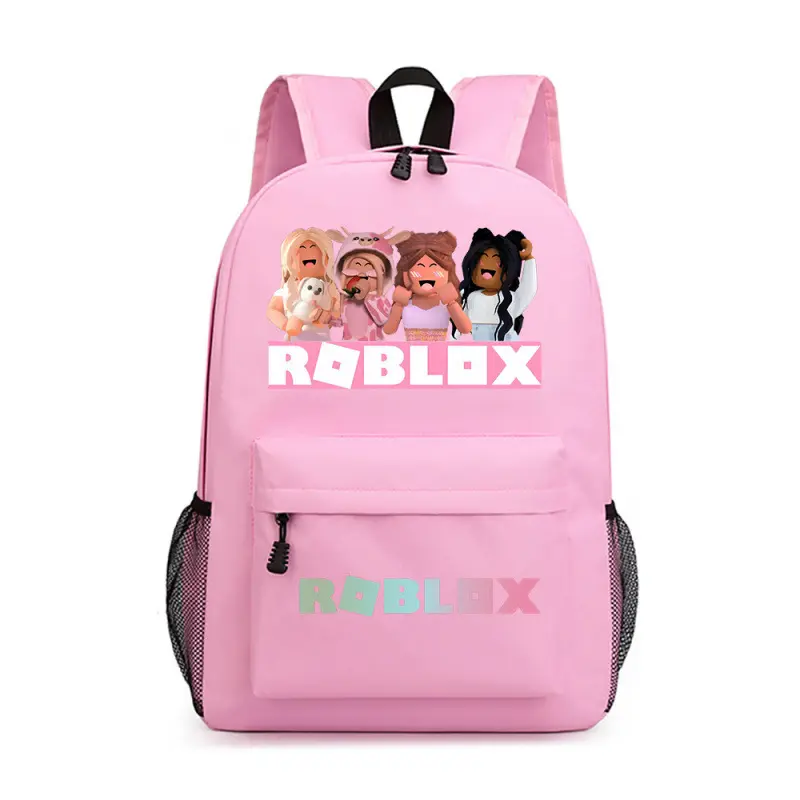 Roblox Inspired Backpack, Large Capacity Laptop Backpack for Students, Travel School Bookbag for Middle School, High School & College, Casual Daypack for Boys and Girls