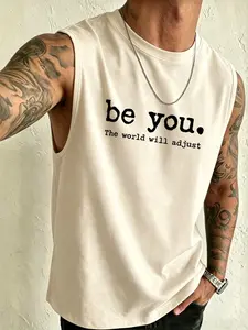 Men's Casual Sleeveless Vest, Perfect for Various Occasions, Travel & Home Wear, Comfortable Fabric, Geometric Pattern, Fitted Style