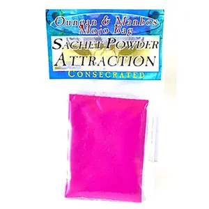 Attraction Consecrated Sachet Powder — 0.5oz Hoodoo Drawing Blend