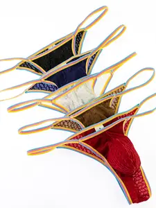 Men's Colorblock High Elasticity Sexy Bikini Briefs, Soft and Comfortable Breathable Underwear, Perfect for Couples Dating Gifts