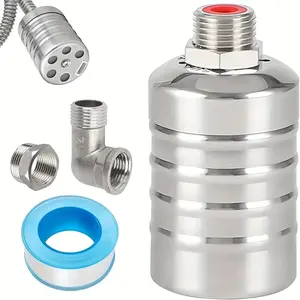 Stainless Steel Water Float Valve, Automatic Water Level Controller, Fully Automatic Water Level Control Float Valve for Water Tank, Pool, Fountain