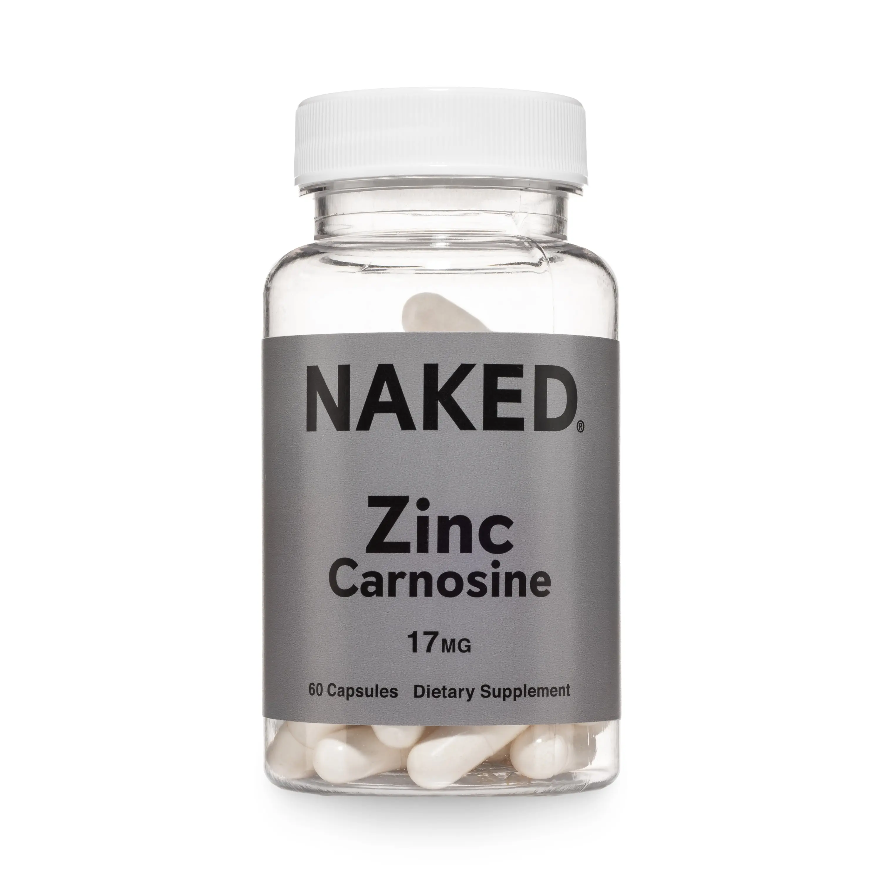 Daily Zinc Supplement | Naked Zinc Carnosine - 60 Capsules